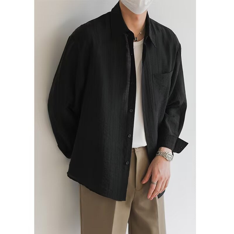 Classic Fit Casual Button Shirt - Soft Breathable Cotton Blend
