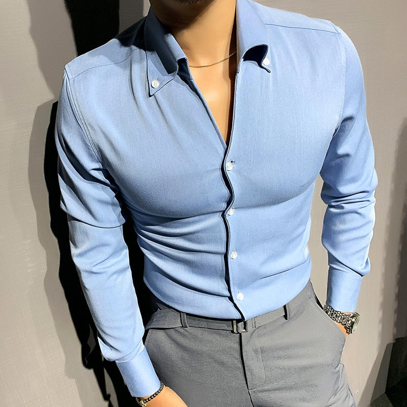 Classic Crew Neck Casual Tee Shirt - OutfitLondon