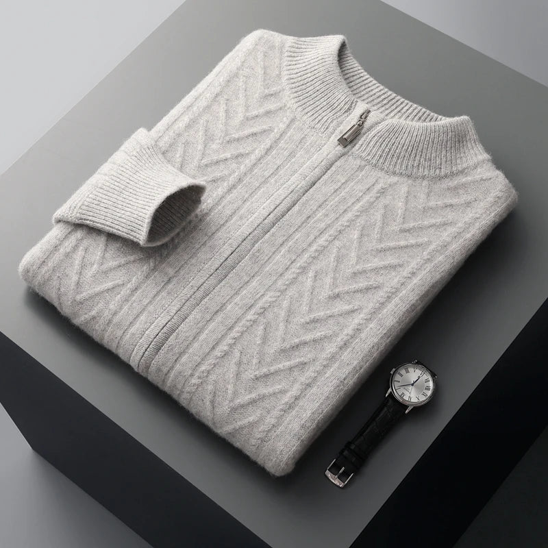 Cozy Long Sleeve Knit Sweater - OutfitLondon