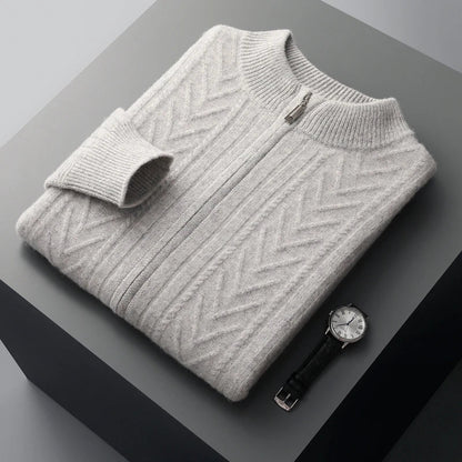 Cozy Long Sleeve Knit Sweater - OutfitLondon