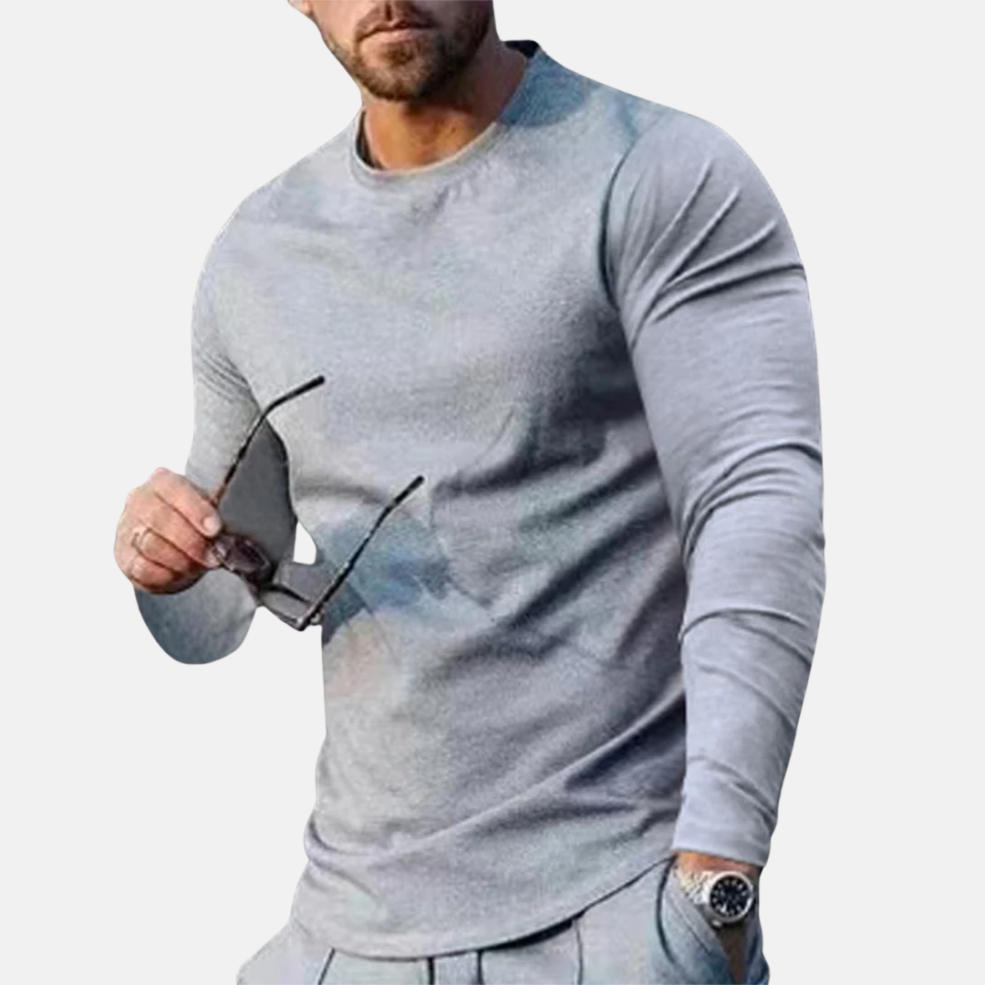 Comfortable Crew Neck Graphic T-Shirt - OutfitLondon