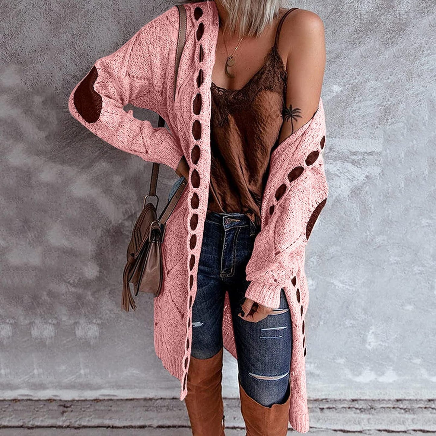 Cozy Oversized Long Sleeve Cardigan for Women