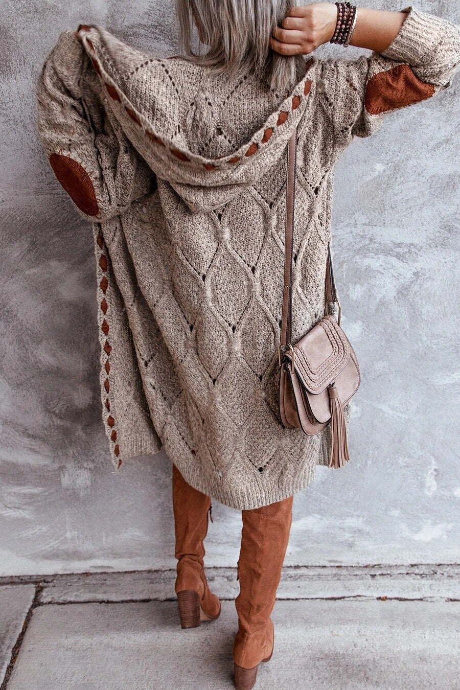 Cozy Oversized Long Sleeve Cardigan for Women