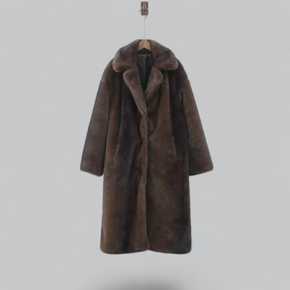 Luxurious Vintage Fur Winter Coat