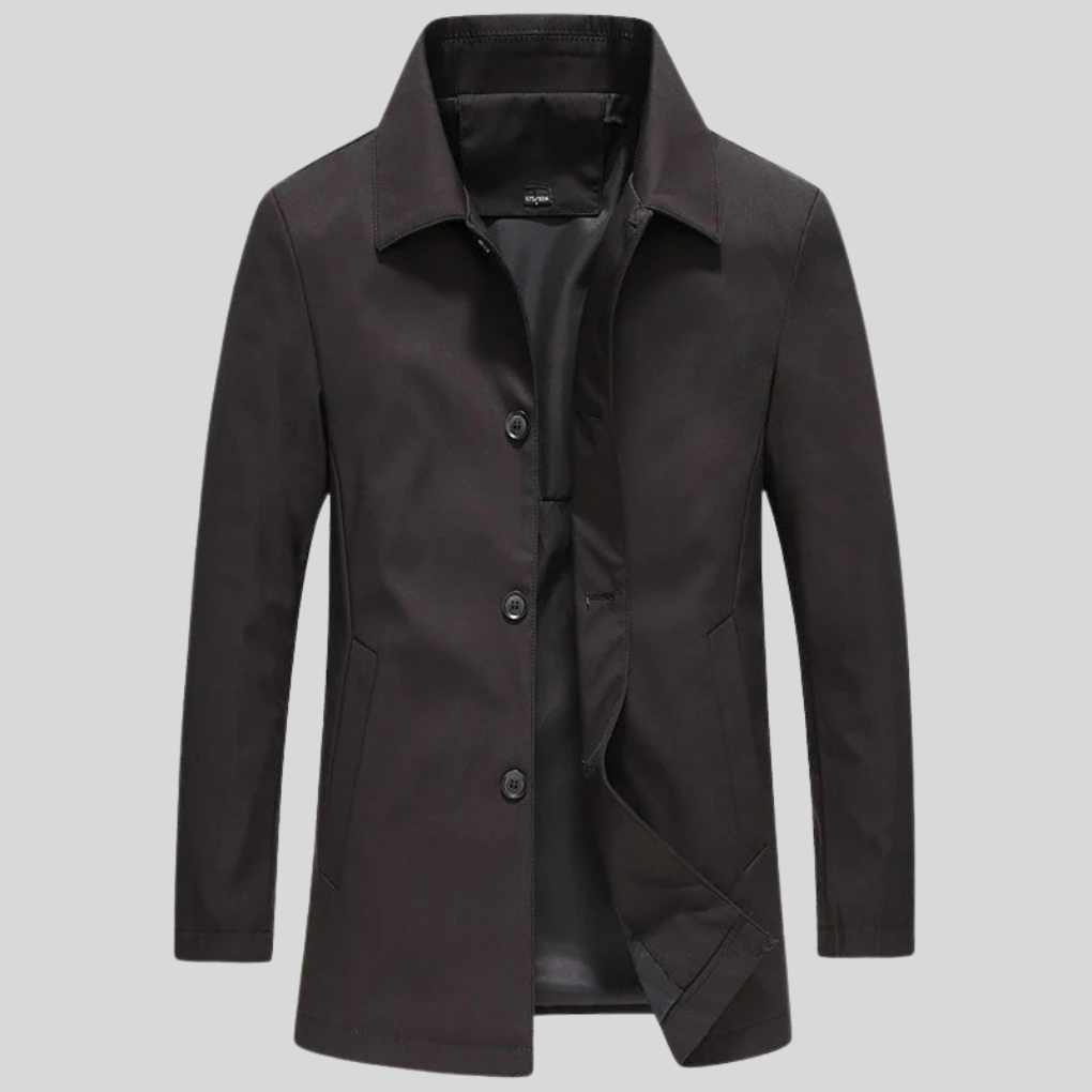 Stylish Mens Long Winter Coat - OutfitLondon