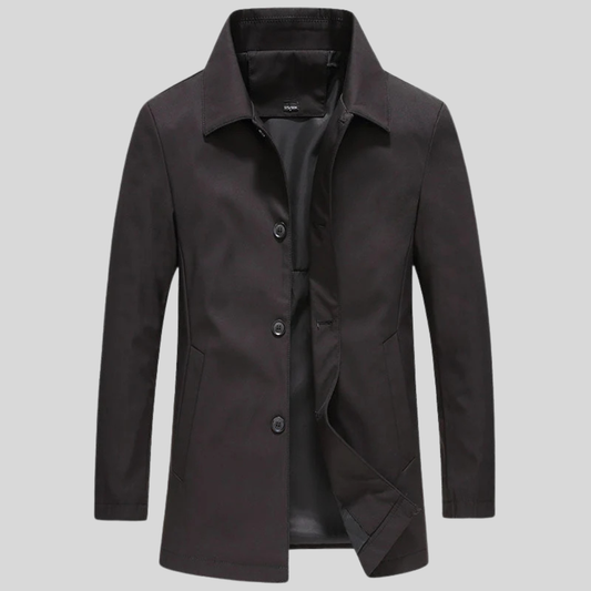 Stylish Mens Long Winter Coat - OutfitLondon