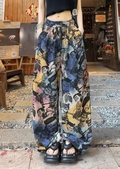 Women's Cotton Drawstring Pants Plus Size Comfortable - OutfitLondon