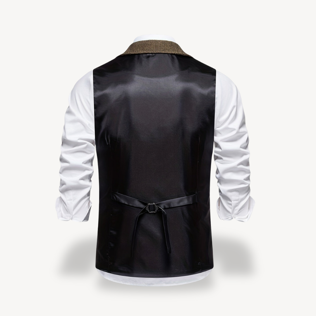 Classic Chain Detail Waistcoat for Men