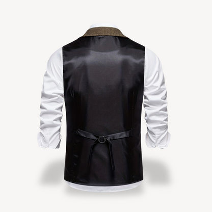 Classic Chain Detail Waistcoat for Men