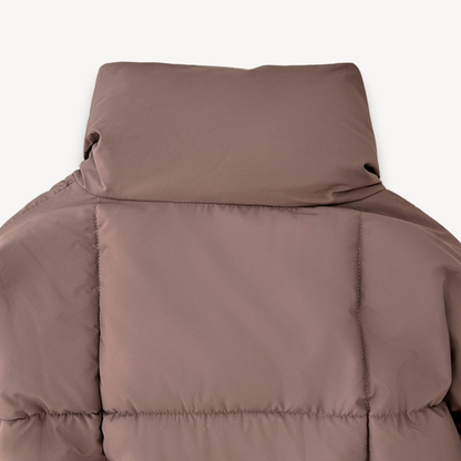 Ladies Insulated Quilted Parka Coat
