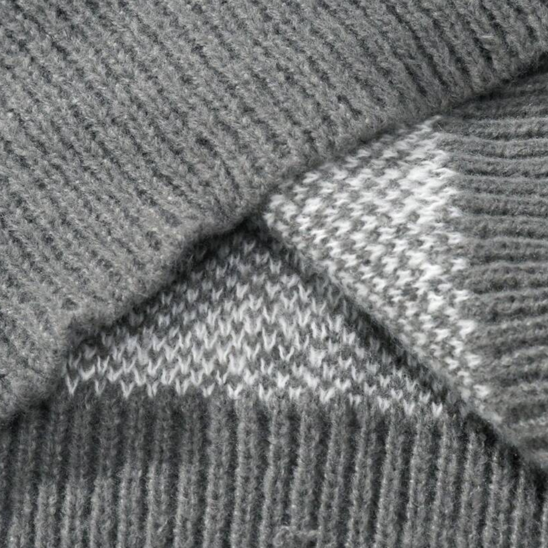 Men's Classic Printed Crew Neck Sweater