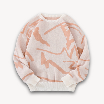 Men's Classic Printed Crew Neck Sweater