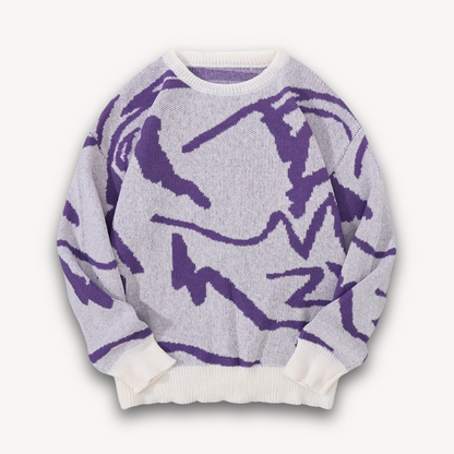 Men's Classic Printed Crew Neck Sweater