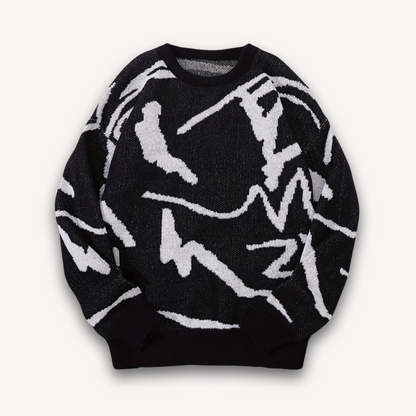 Men's Classic Printed Crew Neck Sweater