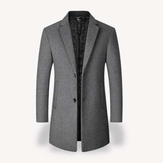 Men's Stylish Fit Wool Trench Coat - OutfitLondon
