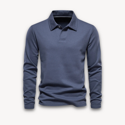 Simple Classic V-Neck Polo Shirt