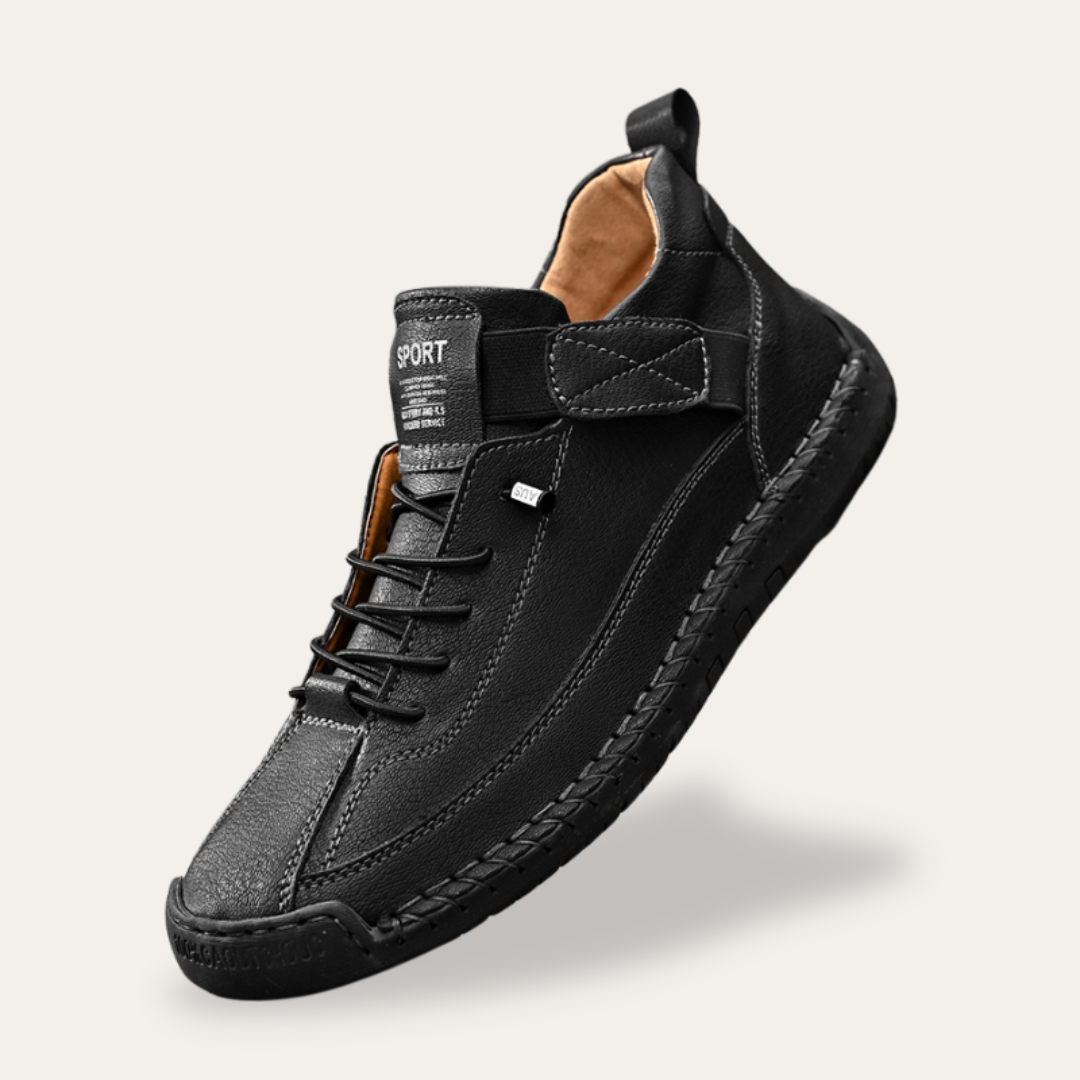 Men's Rugged Lace-Up Moc Shoes - OutfitLondon