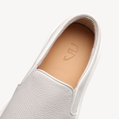 Men's Textured Leather Slip On Shoes
