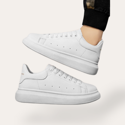 Trendy High Top White Sneakers