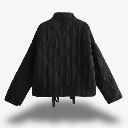 Ladies' Glitter Snowflake Parka Coat