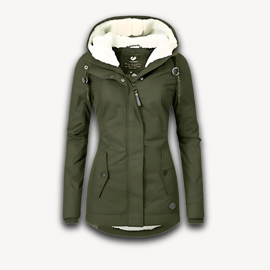 Warm Faux Fur Parka Coat