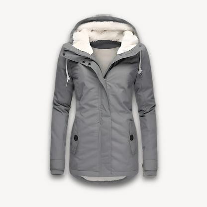 Warm Faux Fur Parka Coat
