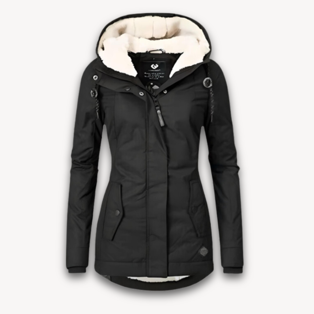 Warm Faux Fur Parka Coat