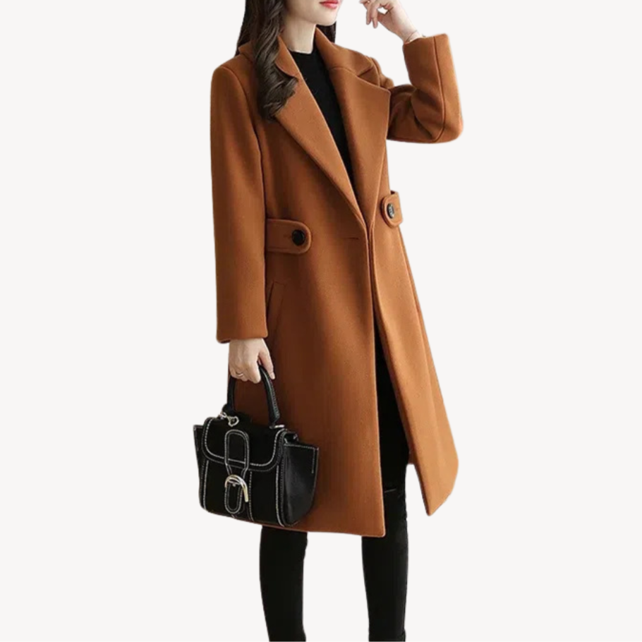 Ladies Classic Waist Trench Coat