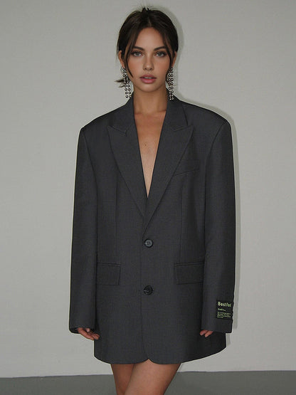 Loreline Women's Oversized Blazer Minimalist Style