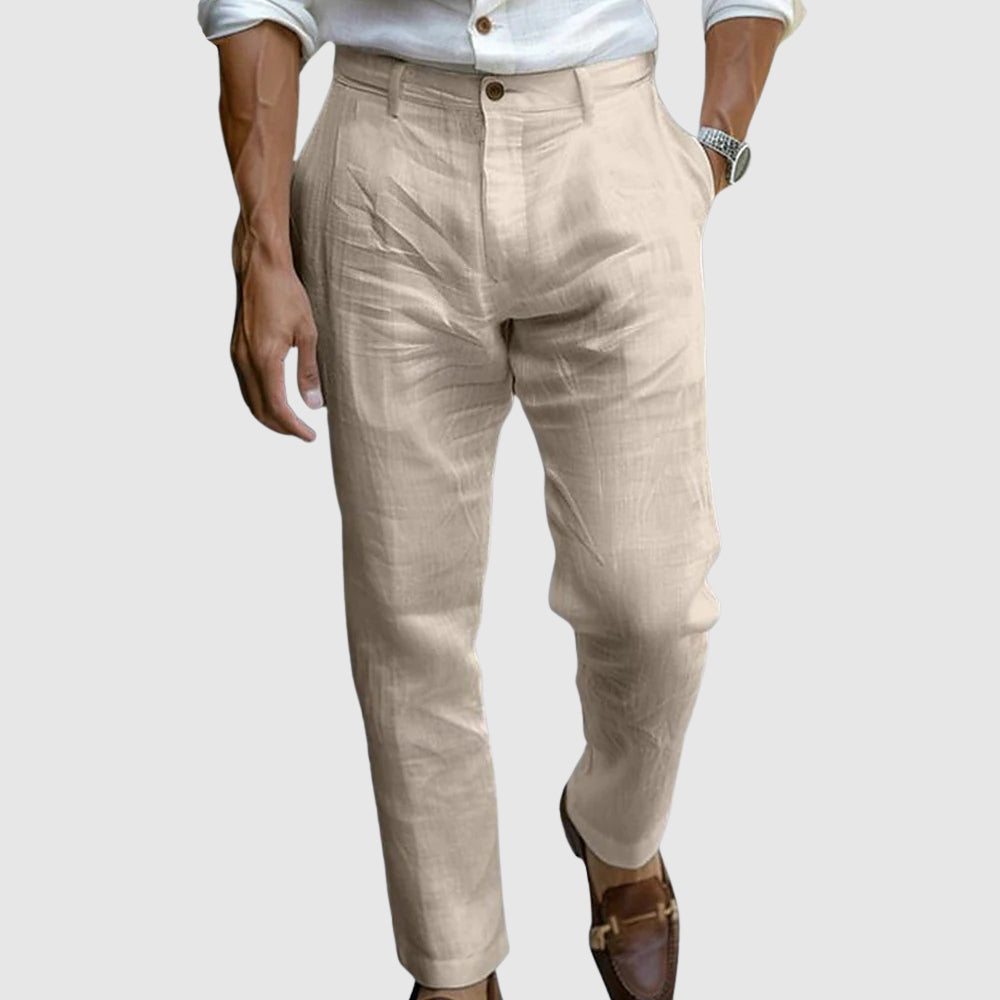 Men's Flexible Fit Jogger Pants with Stretch Waist