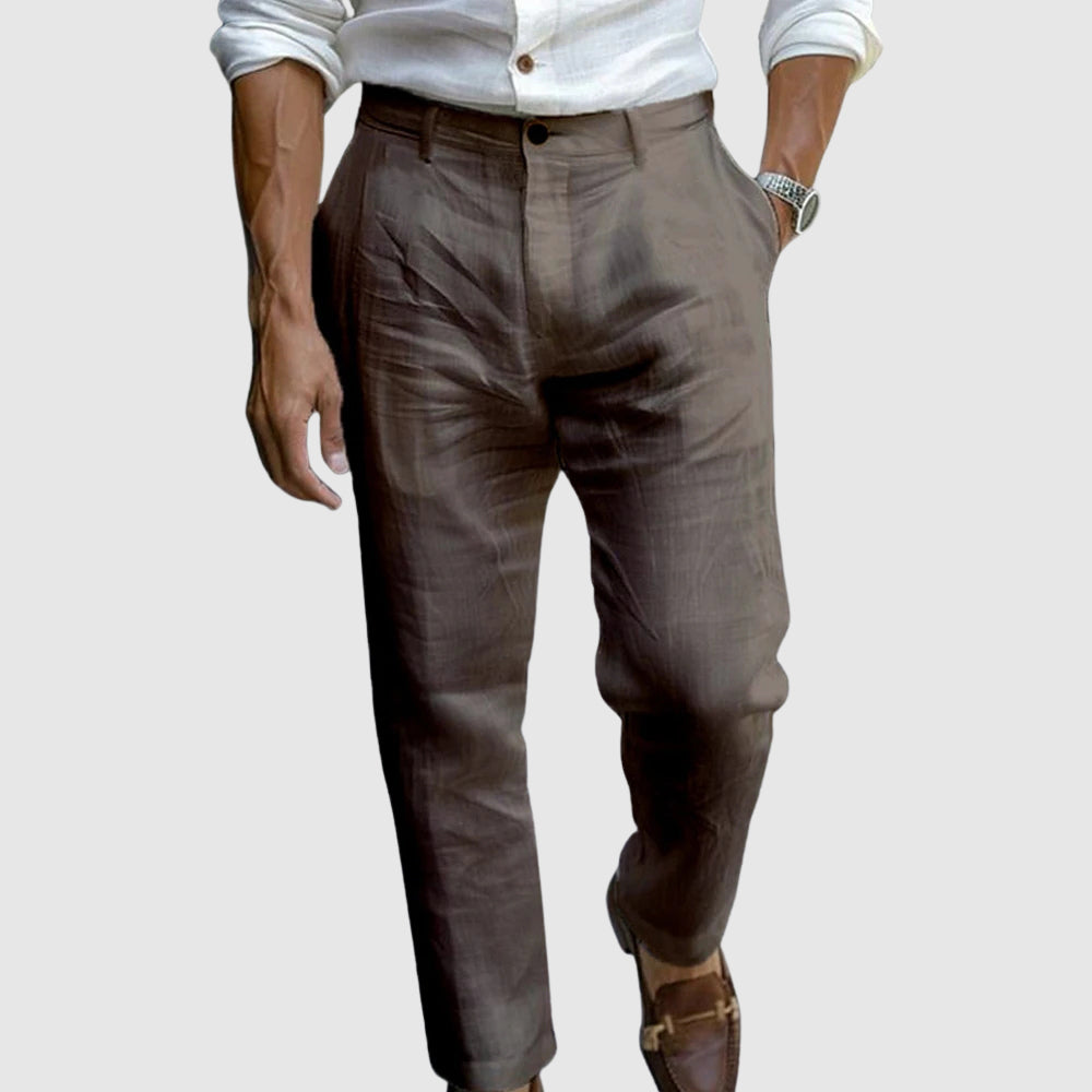 Men's Flexible Fit Jogger Pants with Stretch Waist