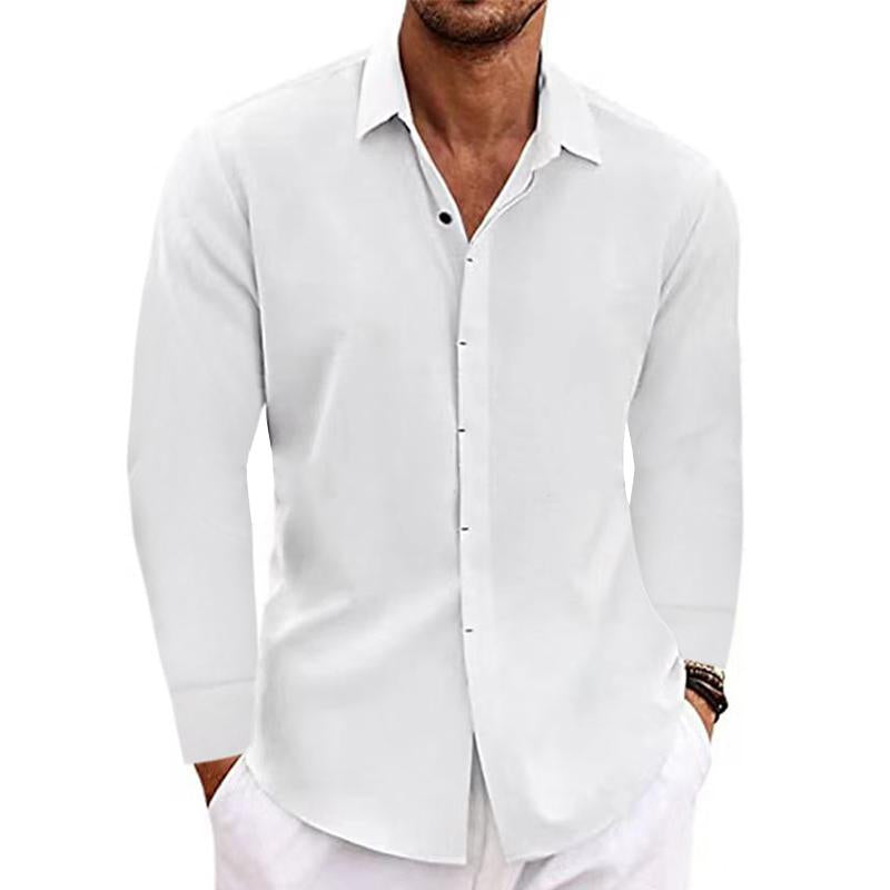 Lorino Men's Linen Long Sleeve Shirt