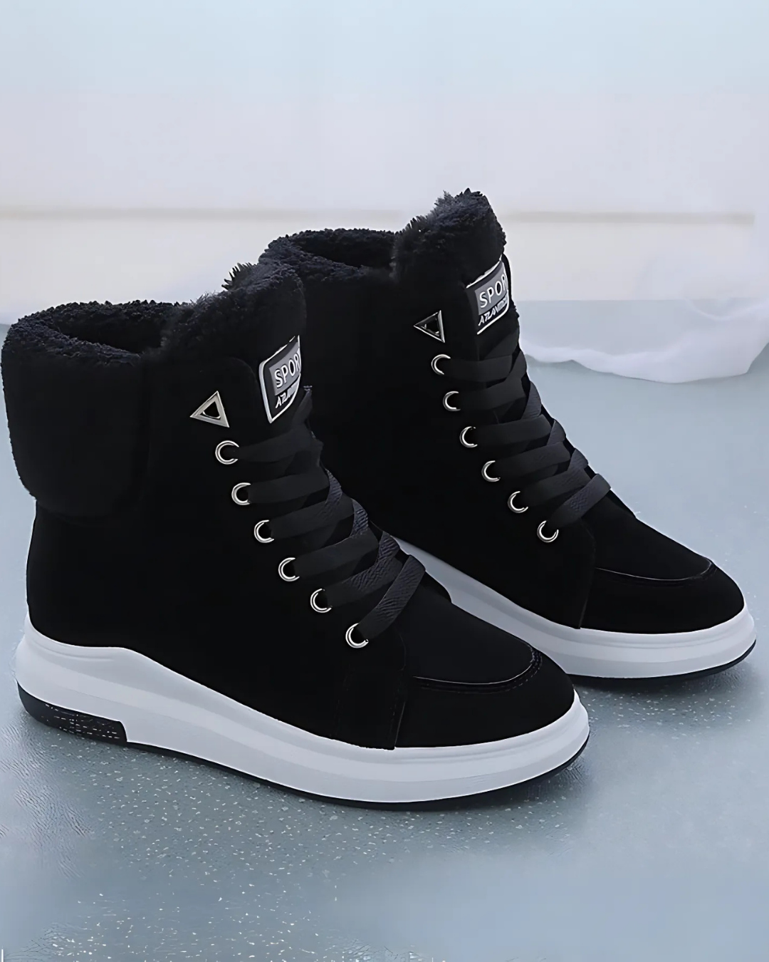 Lorly Women's Insulated Winter Boots Faux Fur Lining