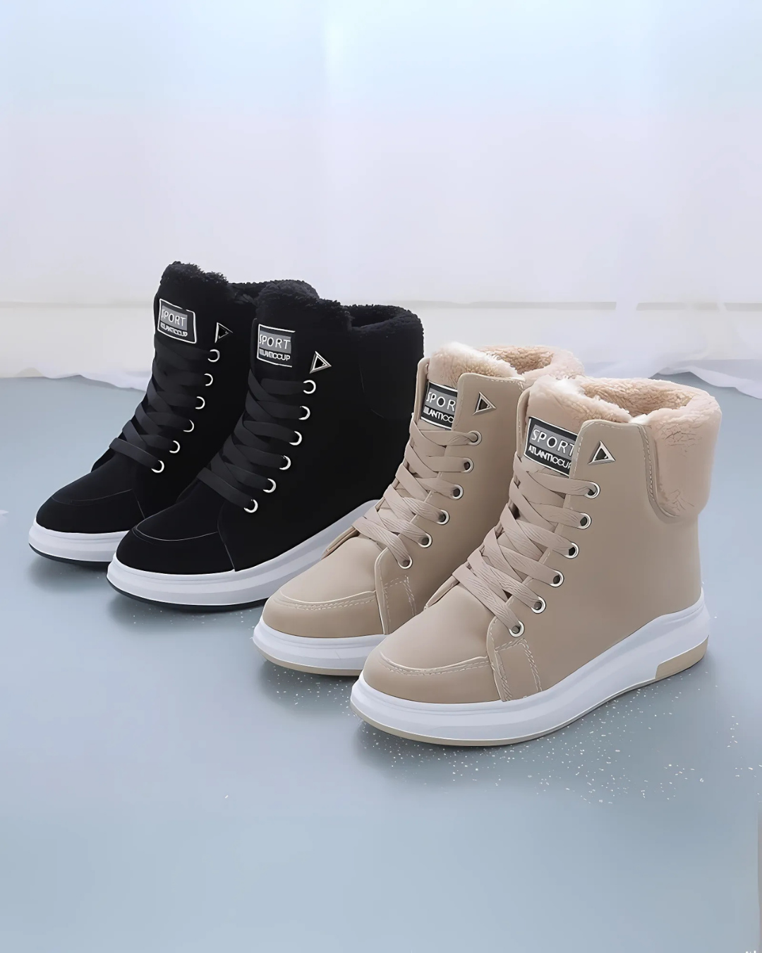 Lorly Women's Insulated Winter Boots Faux Fur Lining