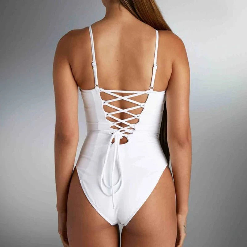 Louella Swimwear | Braided Back One-Piece Swimsuit