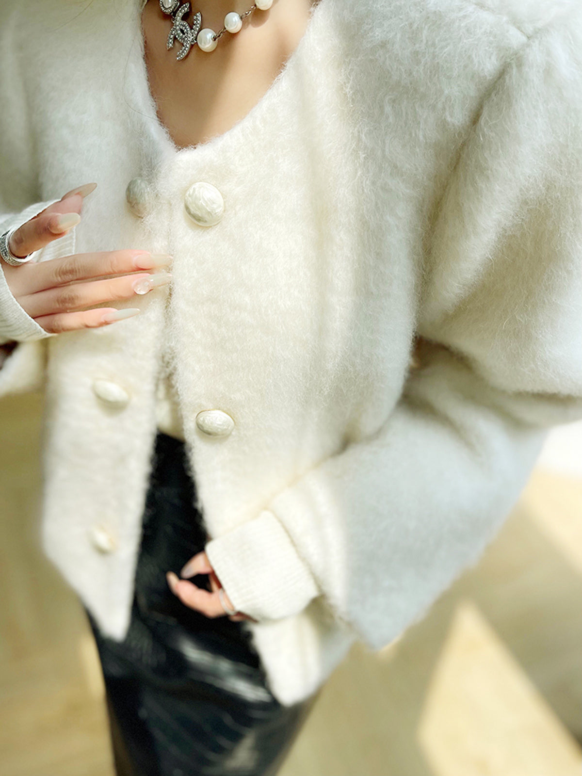 Women's Classic Short Wool Winter Jacket