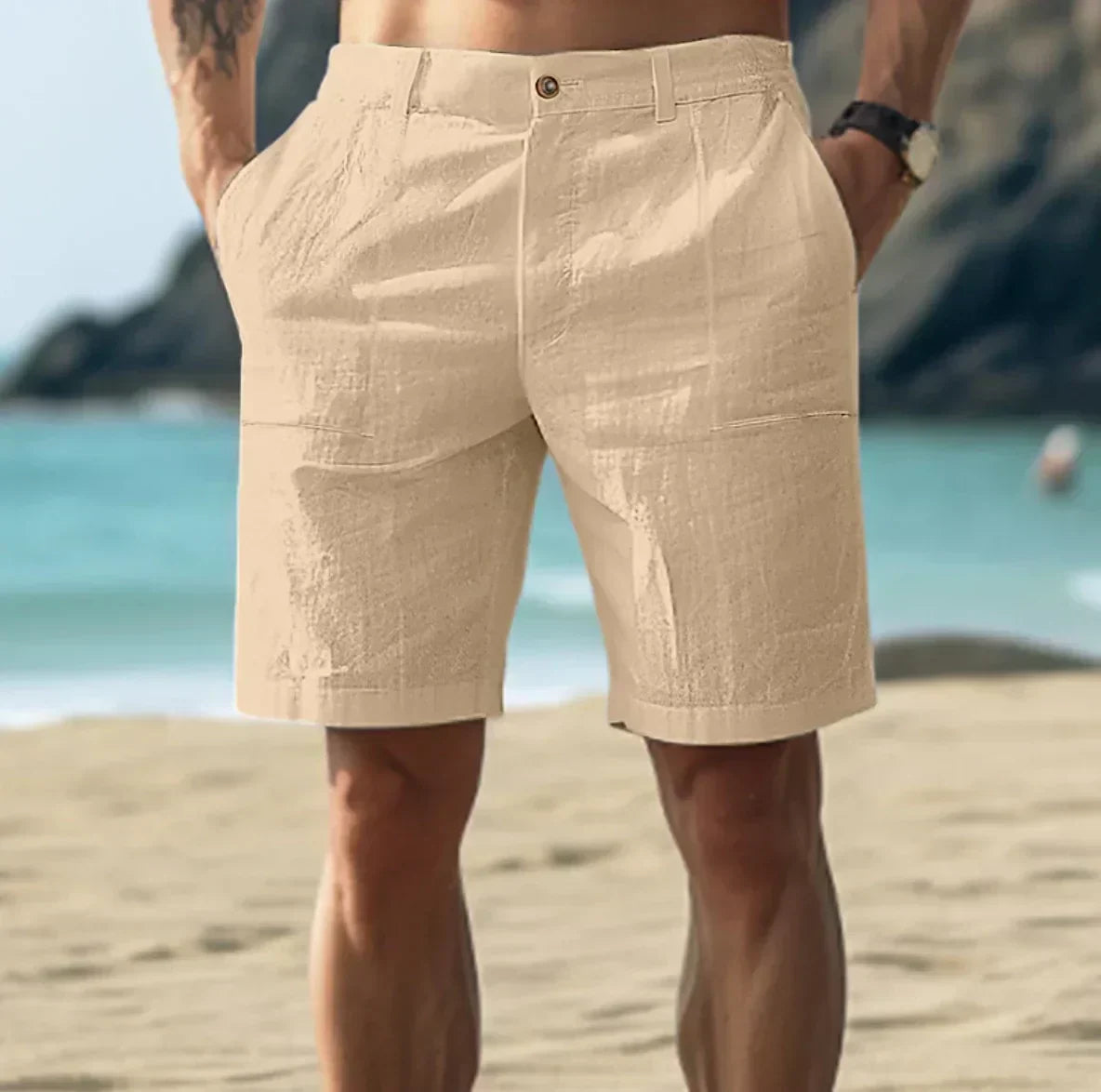 Men's Linen Shorts