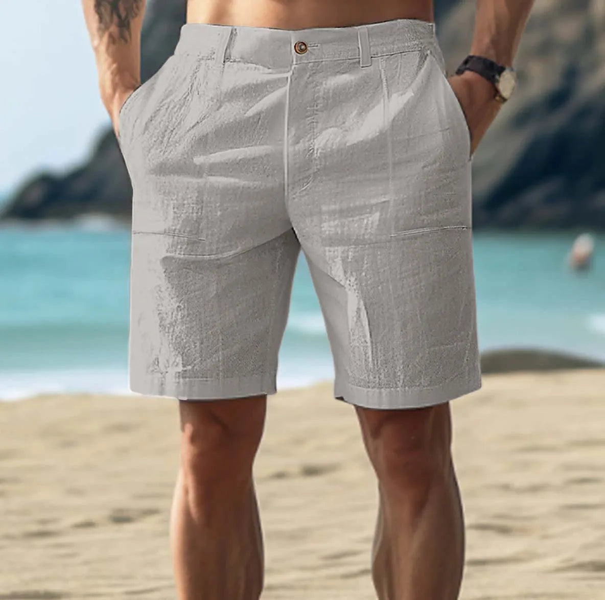 Men's Linen Shorts