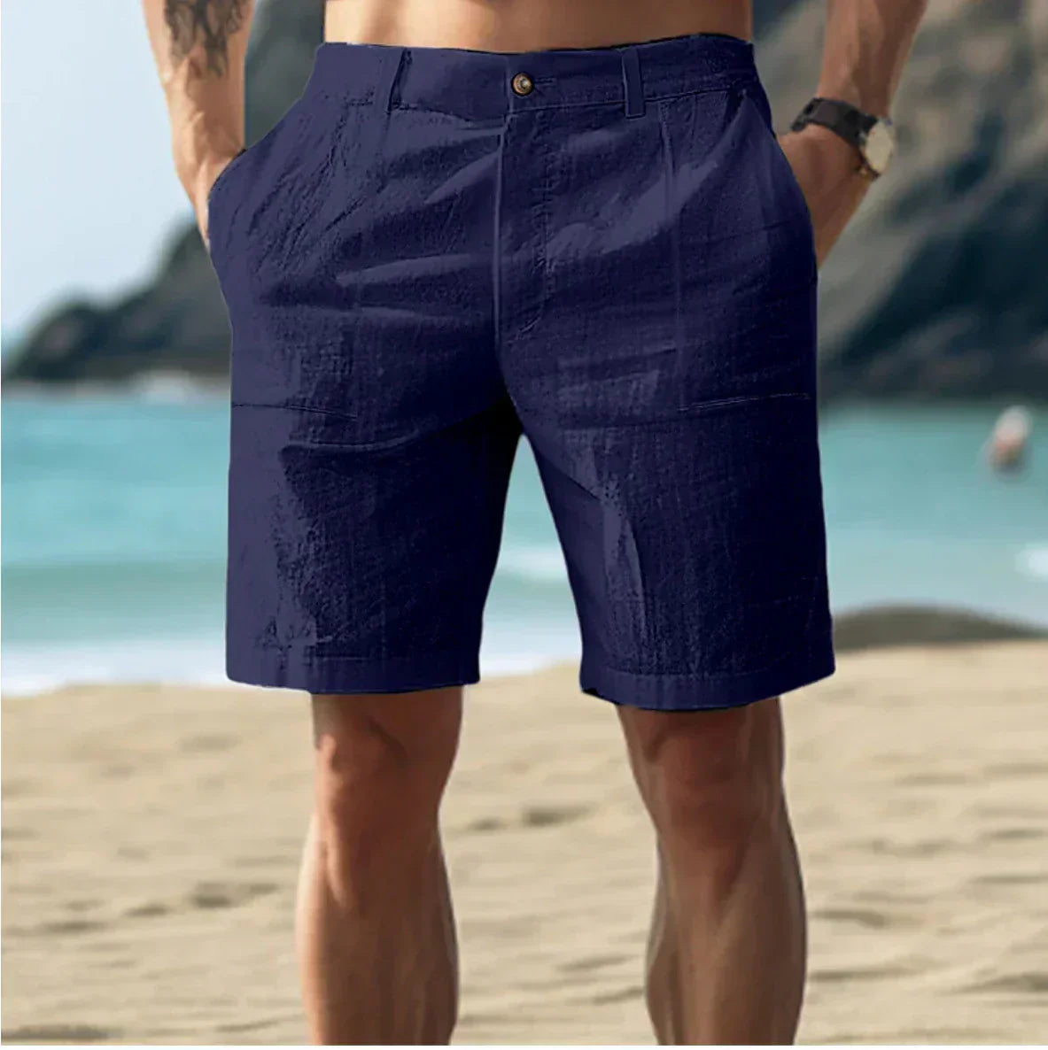 Men's Linen Shorts