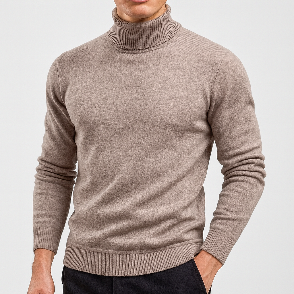 Men's Turtleneck Sweater - OutfitLondon