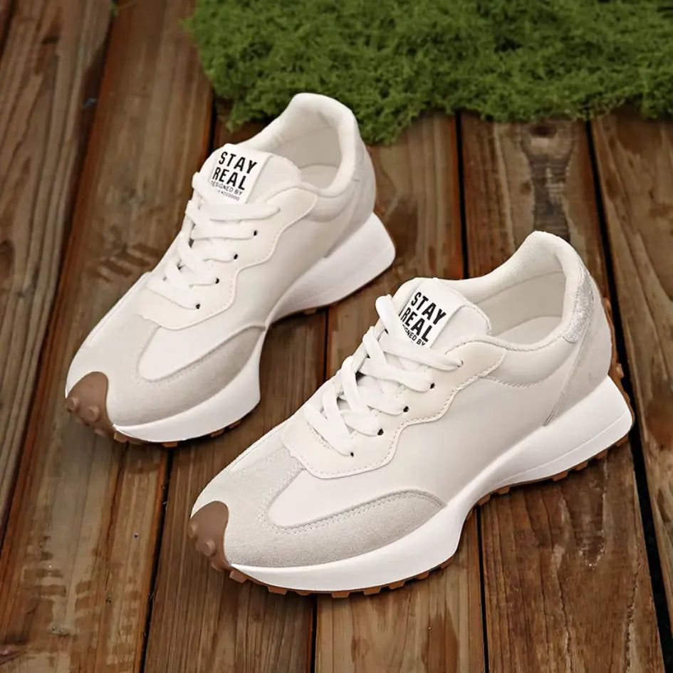 Comfortable Supportive White Walking Shoes