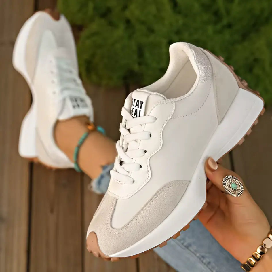 Comfortable Supportive White Walking Shoes