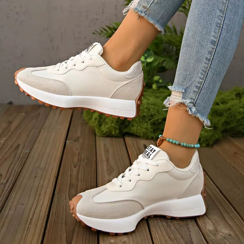 Comfortable Supportive White Walking Shoes