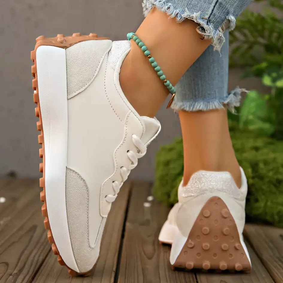 Comfortable Supportive White Walking Shoes