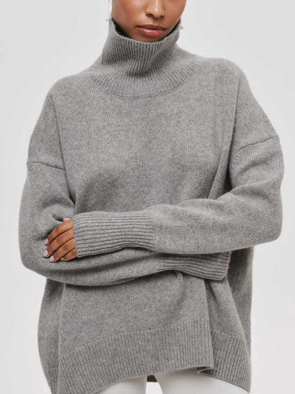 Relaxed Fit Women's Crew Neck Jumper Sweater