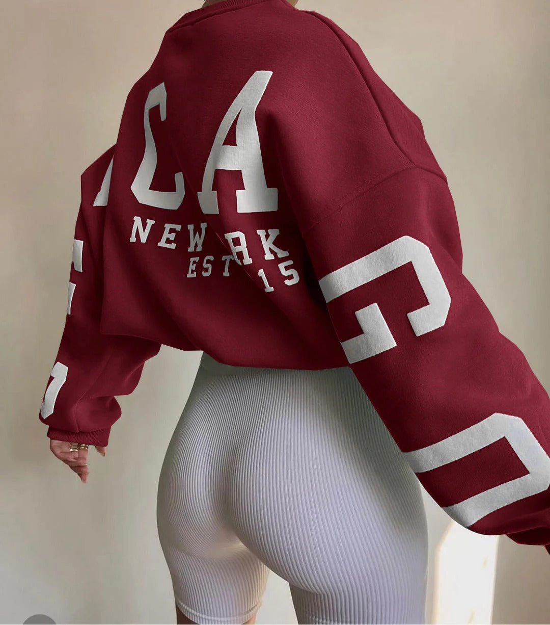 Comfortable Loose Fit Ladies Sweatshirt