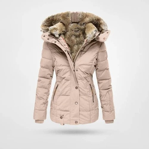 Cozy Ladies' Insulated Hooded Winter Coat