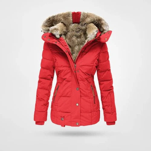 Cozy Ladies' Insulated Hooded Winter Coat