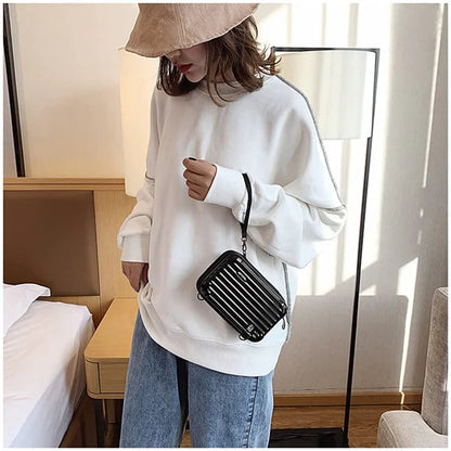 Stylish Small Hardcase Crossbody Purse for Ladies