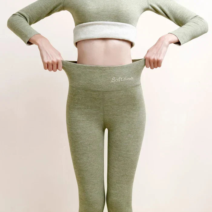 Women's Thermal Fleece Leggings Cashmere Blend